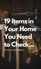 19  Home Maintenance Items You Need to Check